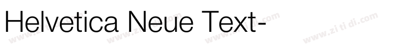 Helvetica Neue Text字体转换 Helvetica Neue Text字体转换
